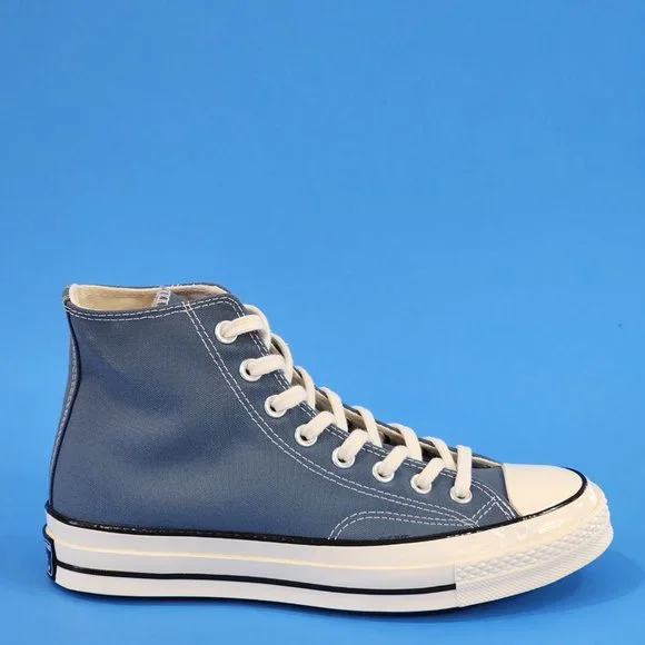 Converse Chuck 70 Hi Deep Waters/Egret/Black Canvas Unisex Sneakers A00752C NWT - Picture 2 of 6